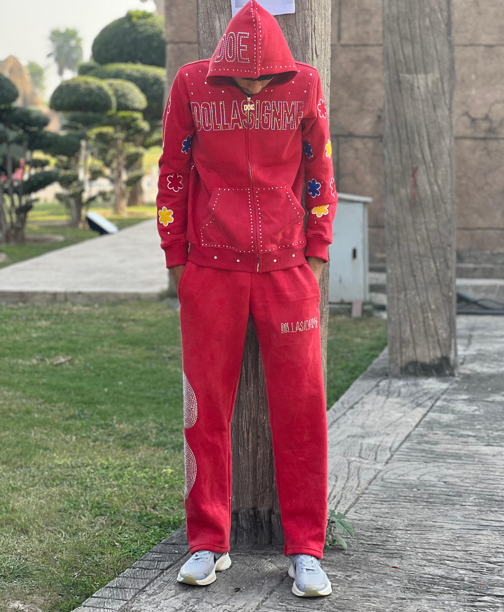 Acid Washed Diamond Sweatsuit